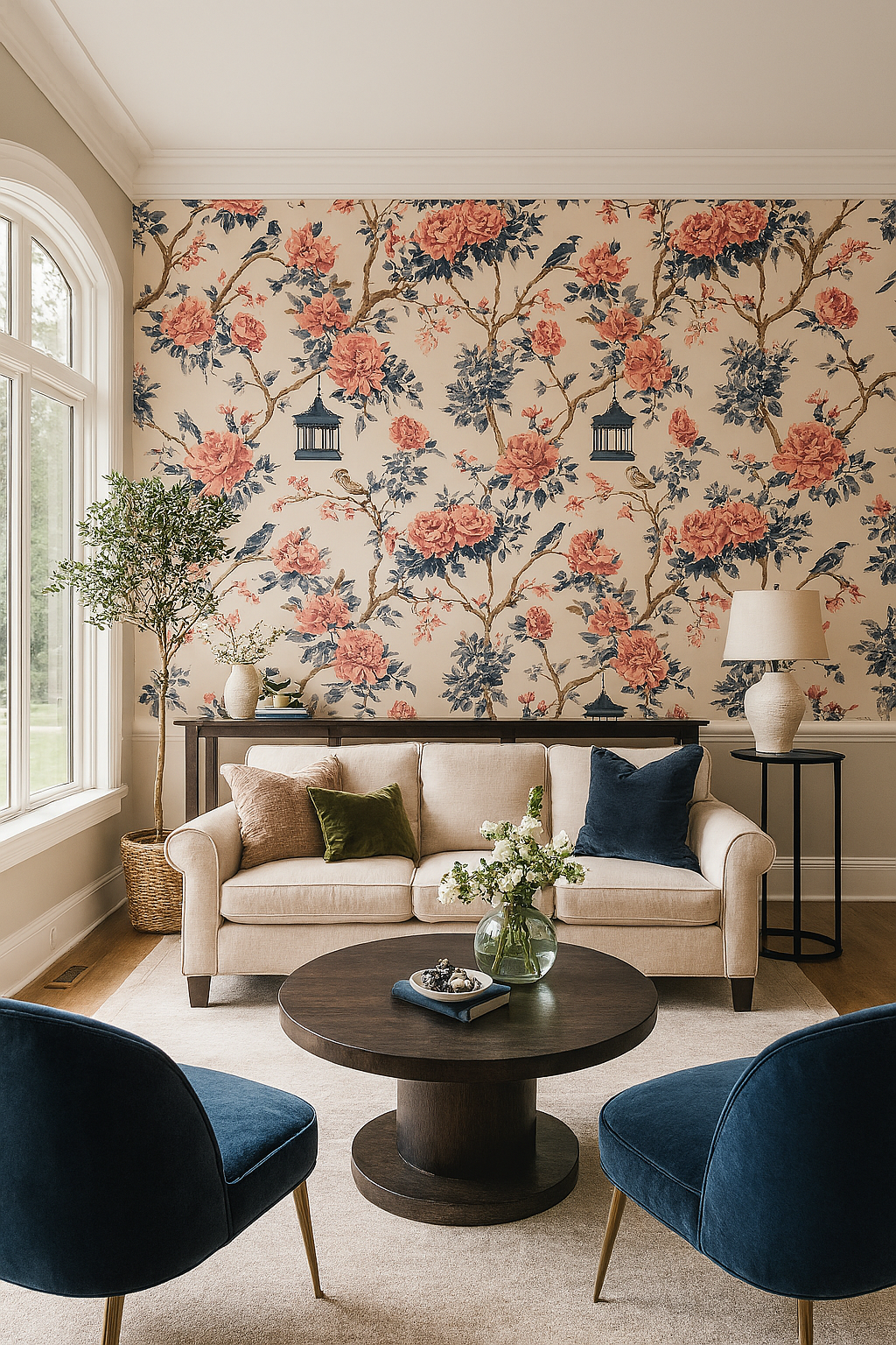 Garden Songbird Wallpaper