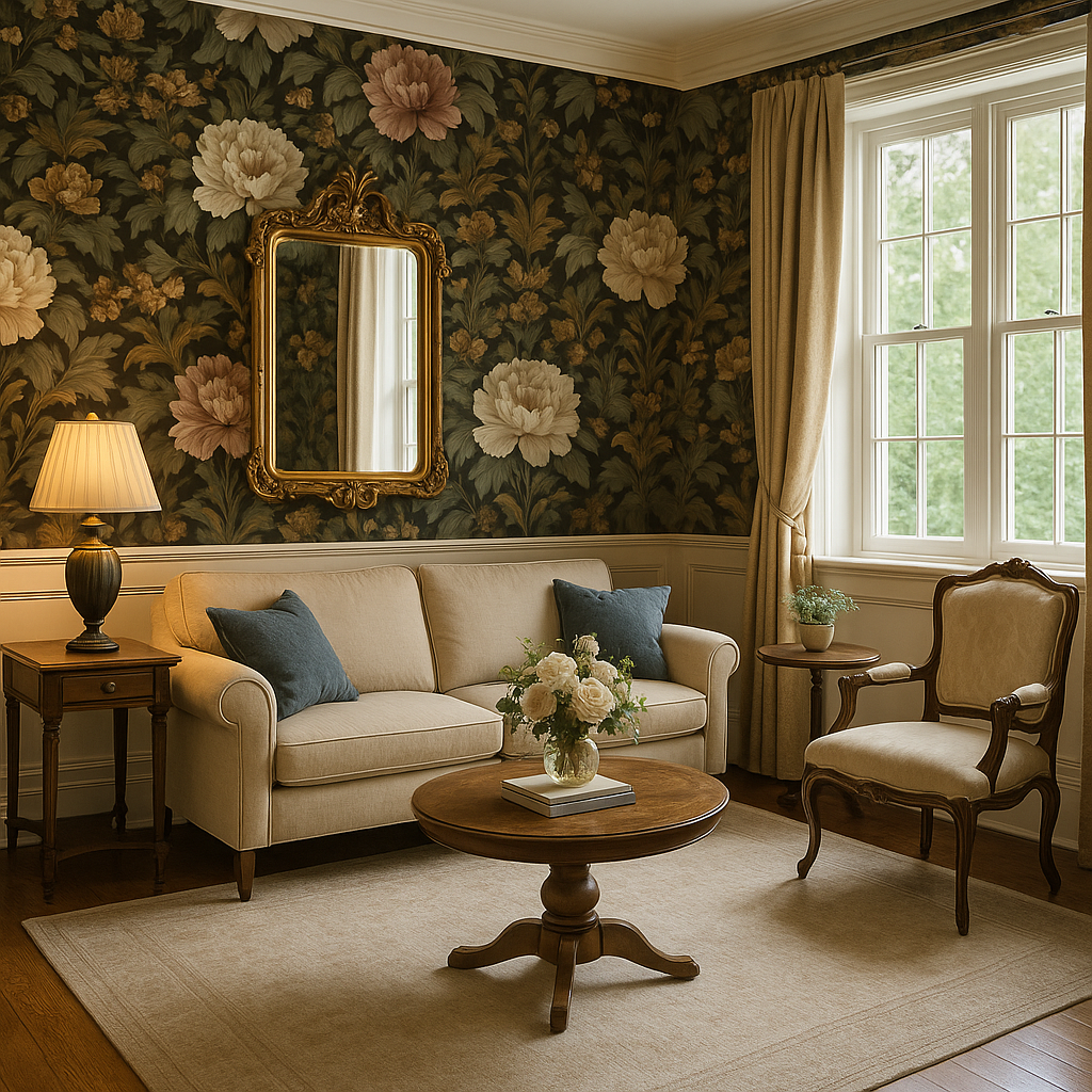 Noir Blossom Wallpaper