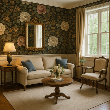 Noir Blossom Wallpaper