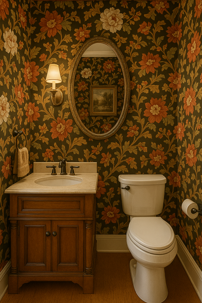 Cabin Rose Wallpaper