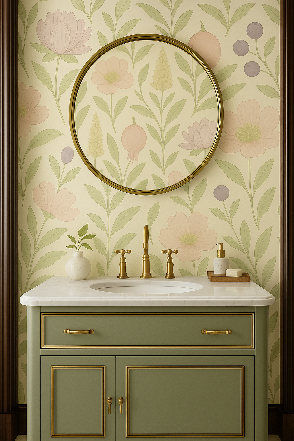 Pomegranate Parade Wallpaper