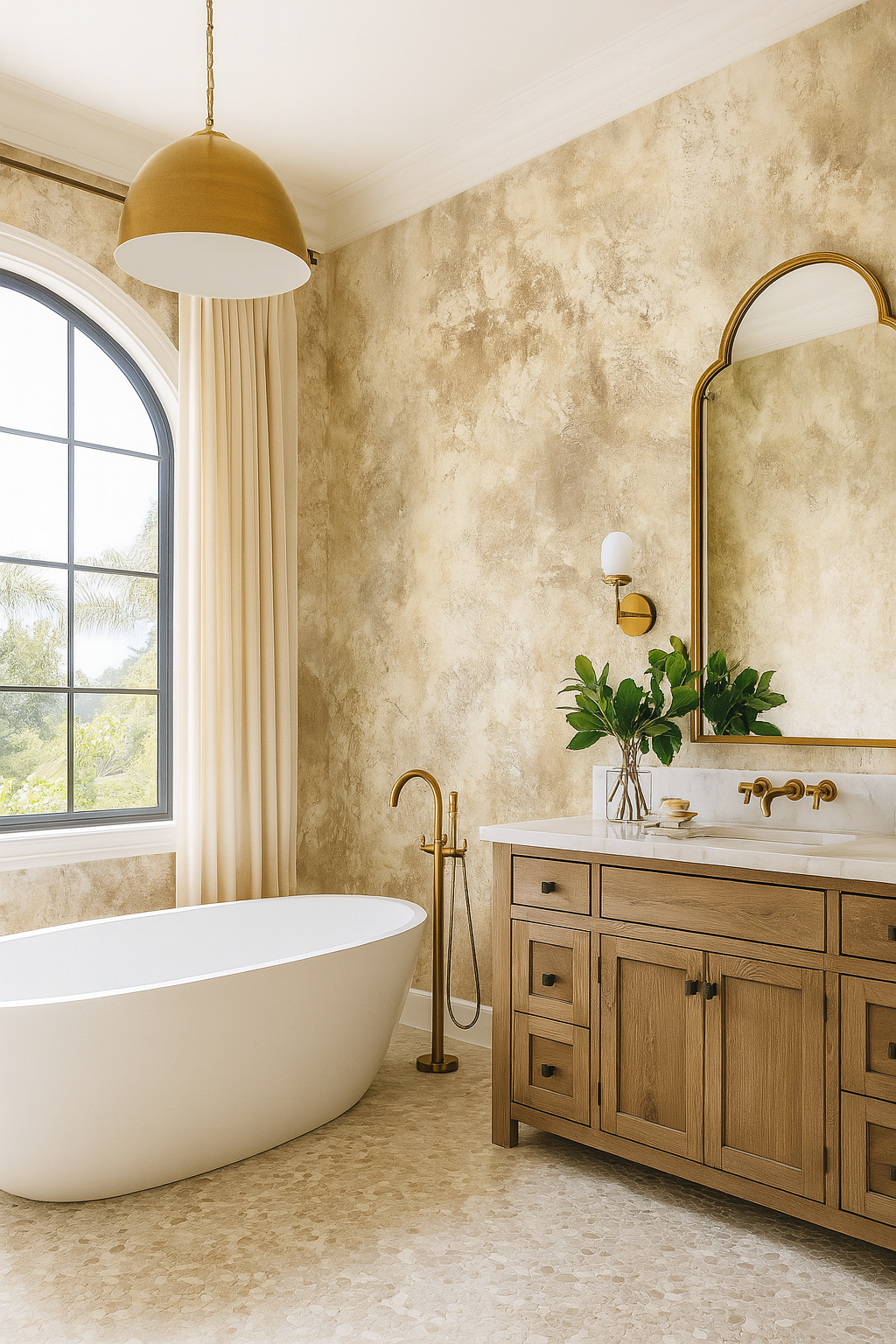 Claystone Veil Wallpaper