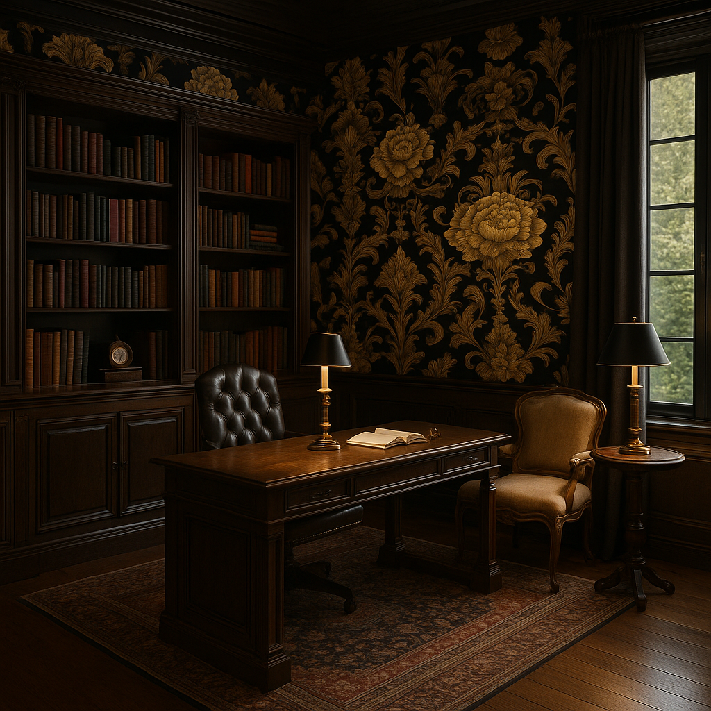 Baroque Gold Wallpaper