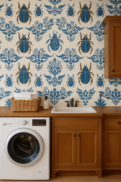 Scarab & Silk Wallpaper