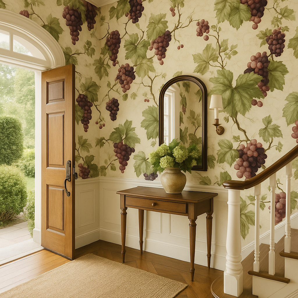 Vineyard Reverie Wallpaper