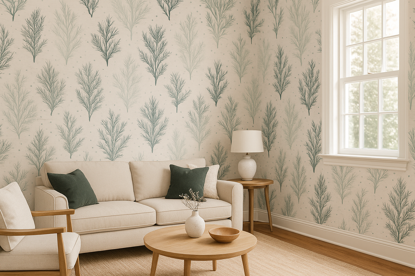 Wintergreen Sketch Wallpaper