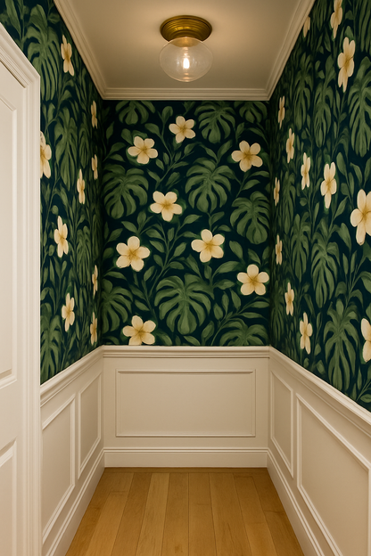 Monstera Noire Wallpaper