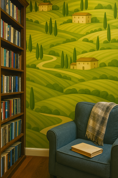 Tuscan Turn Wallpaper