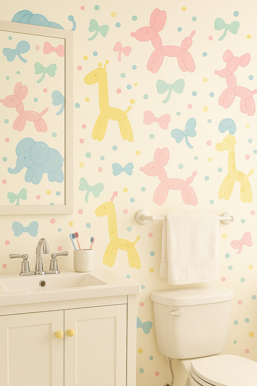 Balloon Menagerie Wallpaper