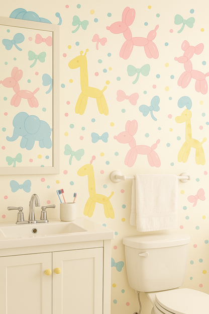 Balloon Menagerie Wallpaper