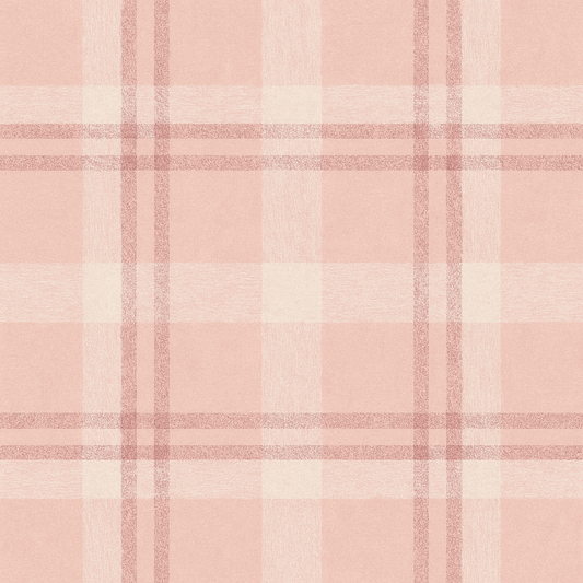 Blush Plaid Wallpaper