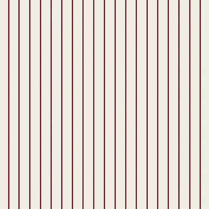 Oxblood Stripe Wallpaper