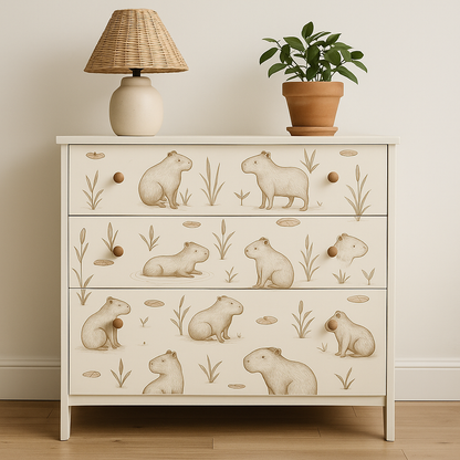 Capybara Club Wallpaper