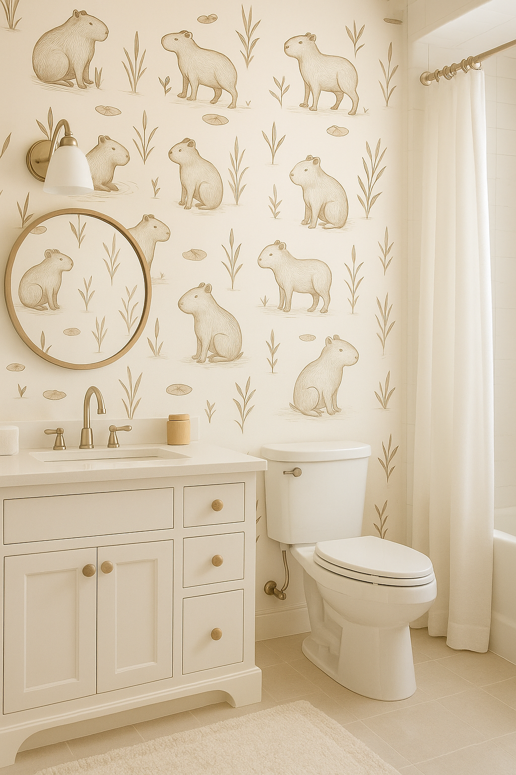 Capybara Club Wallpaper