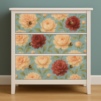 Heirloom Dahlias Wallpaper
