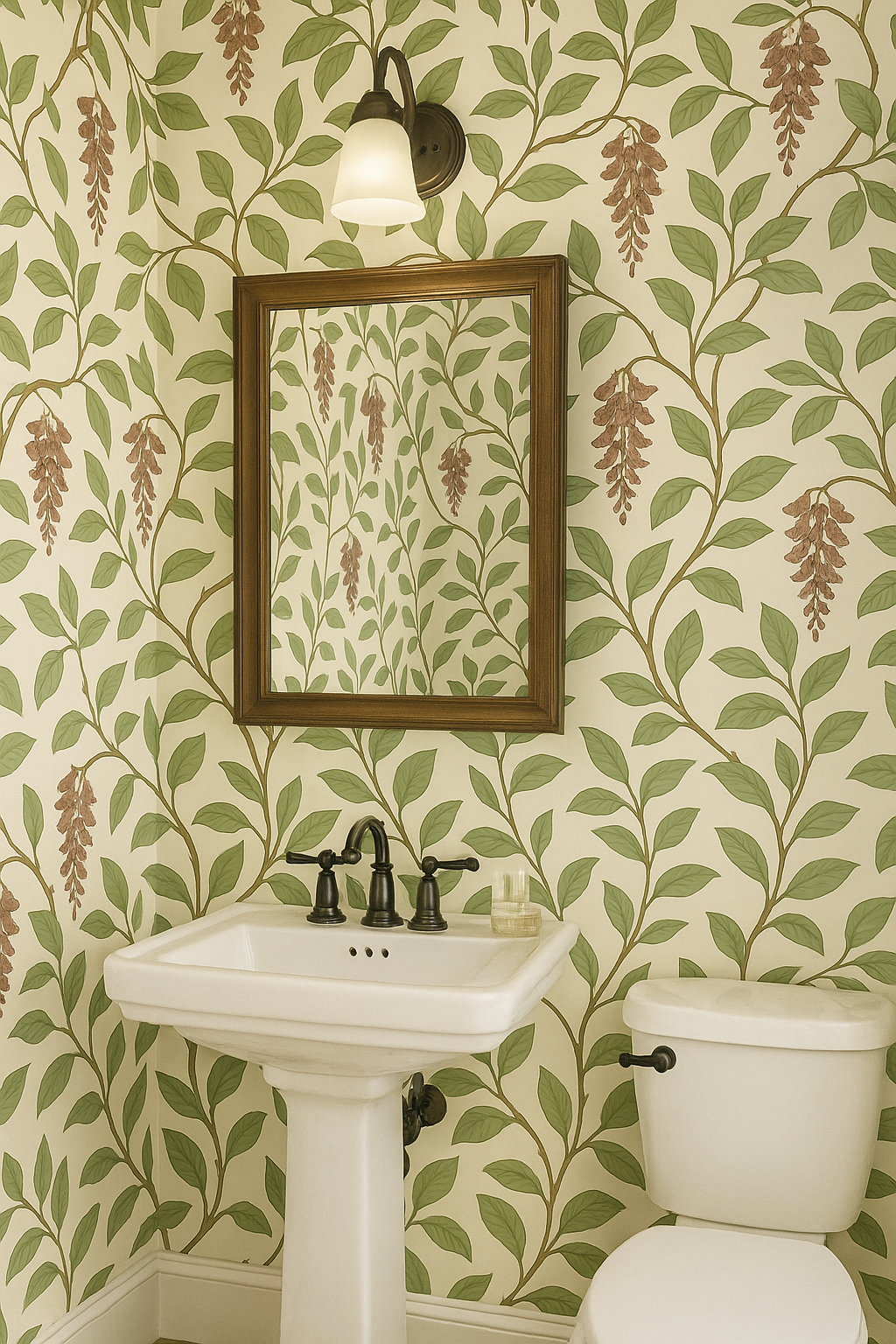 Wine & Willow Wallpaper