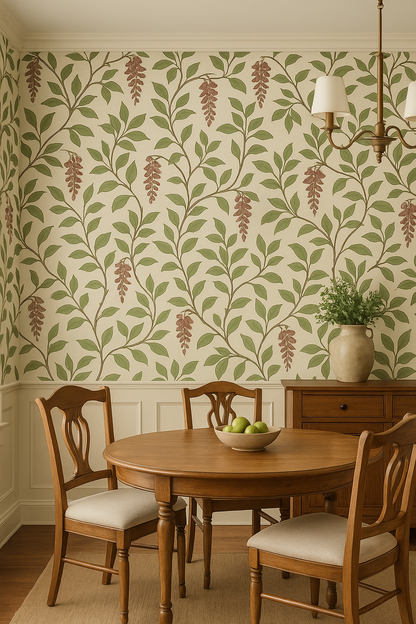 Wine & Willow Wallpaper