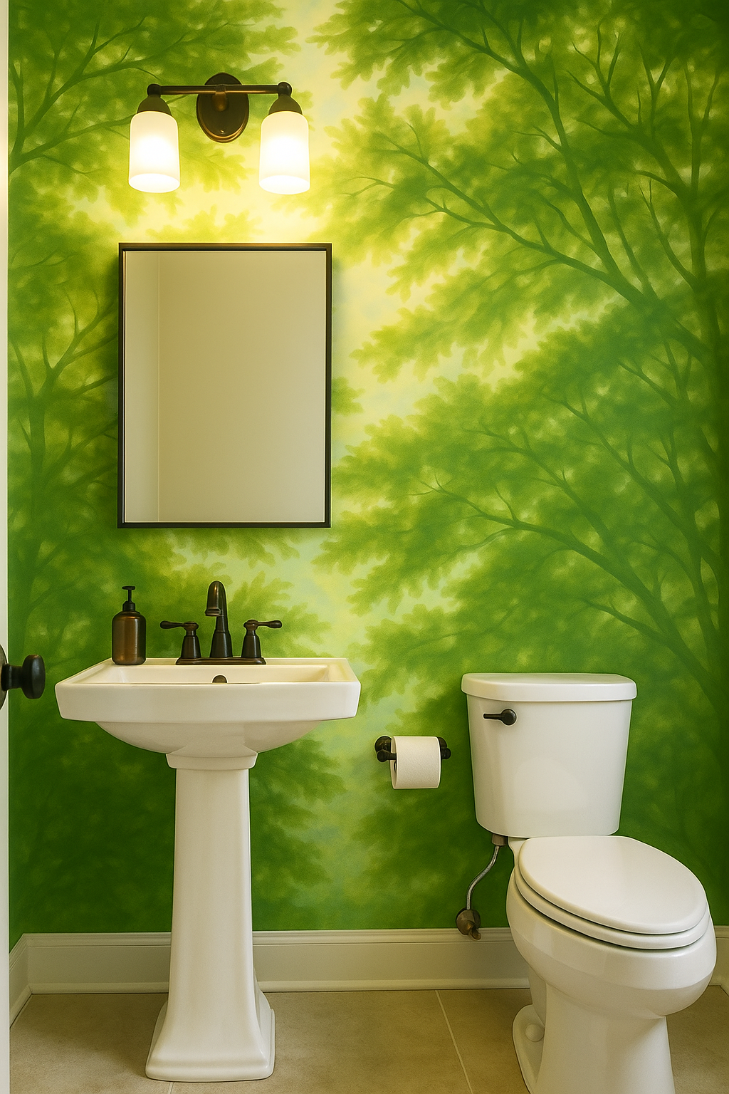 Sunlit Canopy Wallpaper