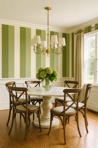 Olive Grove Stripe Wallpaper