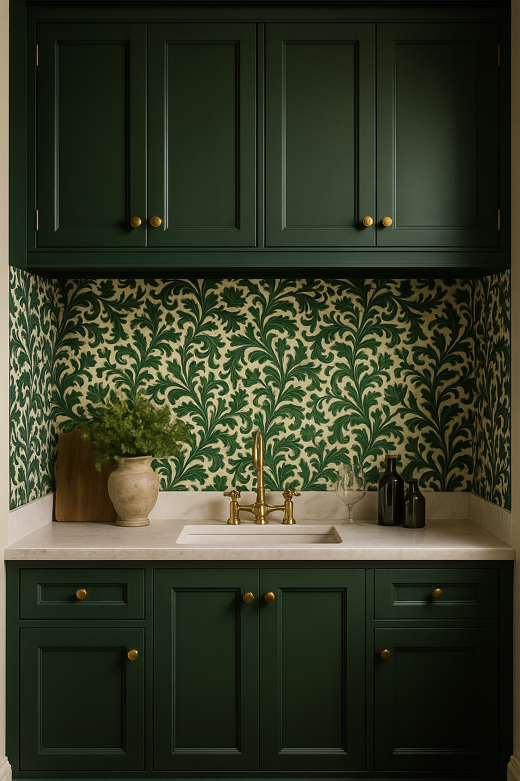 Emerald Tapestry Wallpaper