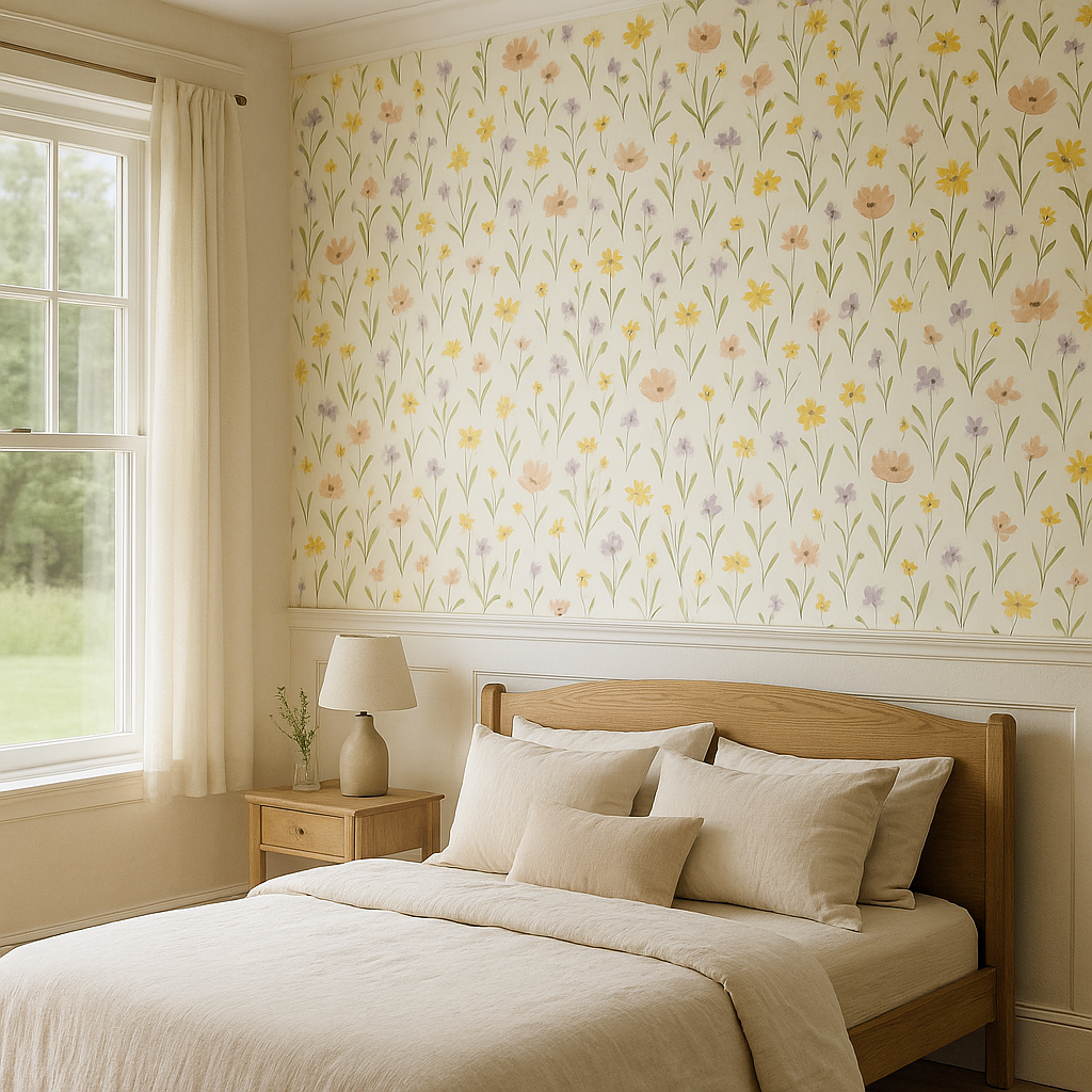 Wildflower Waltz Wallpaper