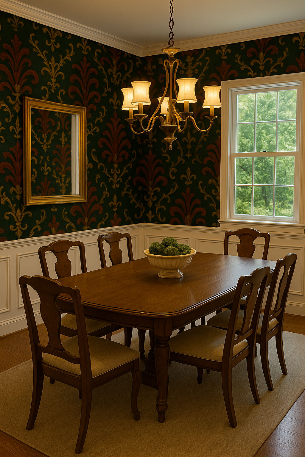 Castlecore Damask Wallpaper