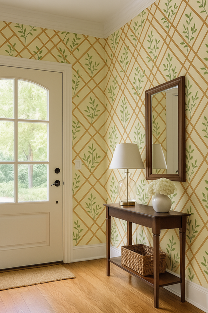 Tuscany Trellis Wallpaper