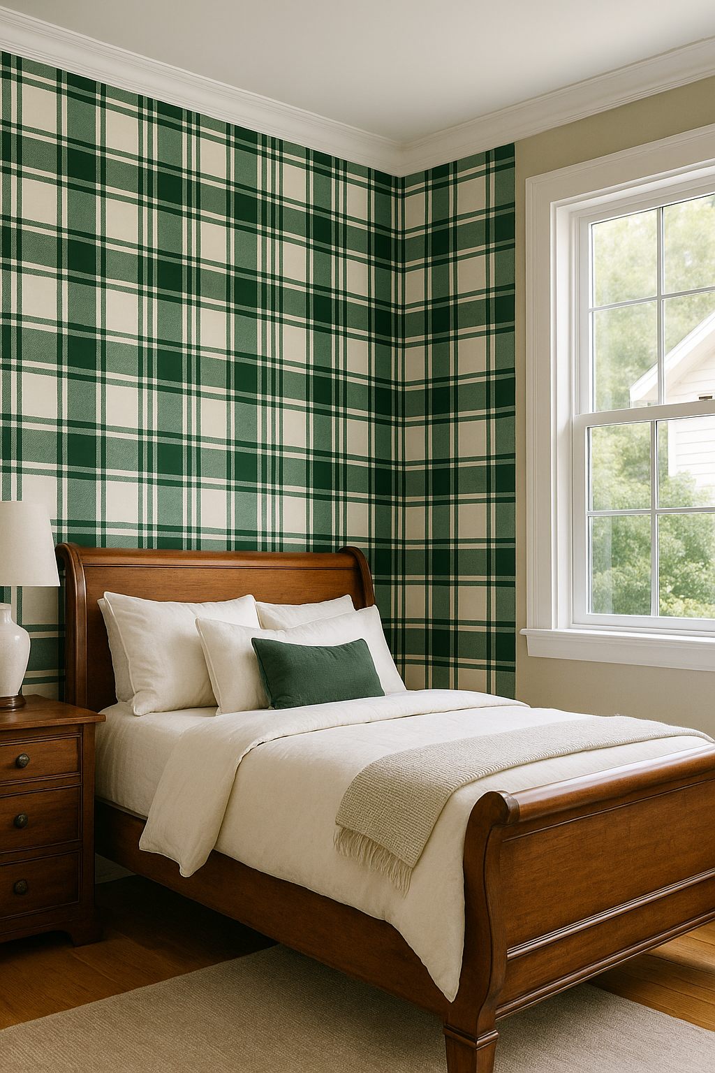 Pineland Plaid Wallpaper