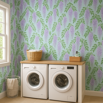 Lush Cascade Wallpaper