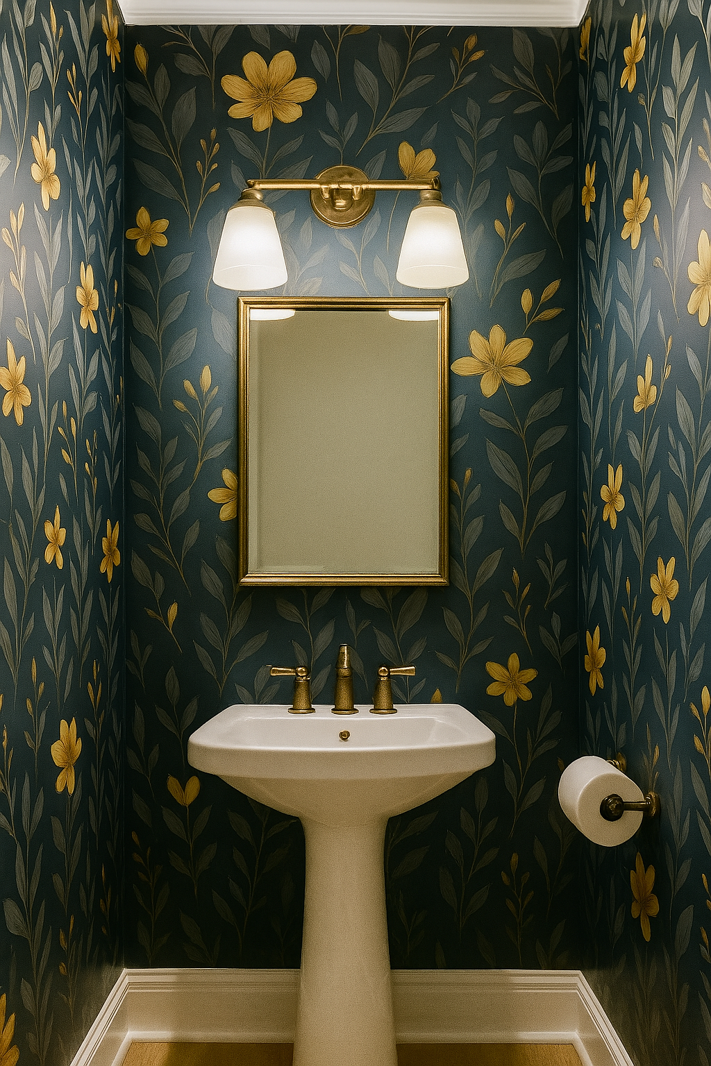 Marigold Shadow Wallpaper