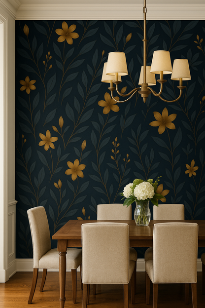 Marigold Shadow Wallpaper