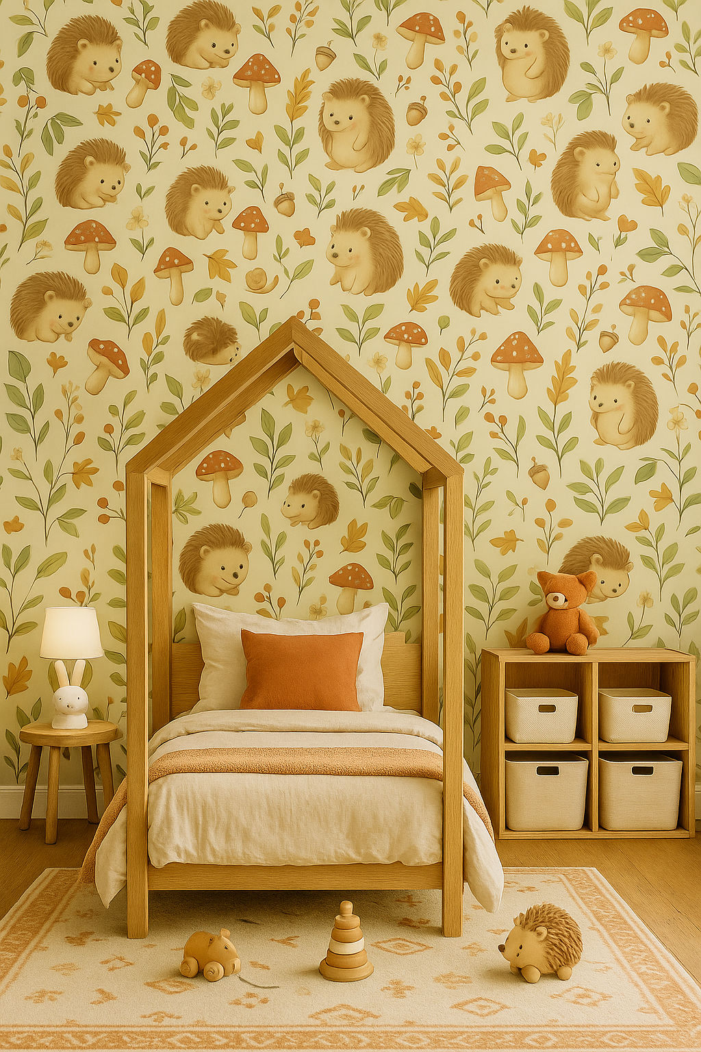 Happy Hedgehogs Wallpaper