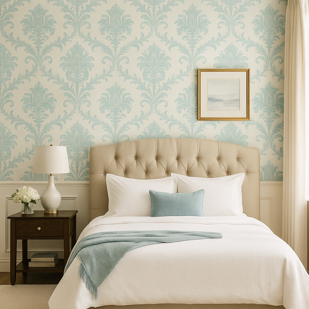Vintage Damask Wallpaper