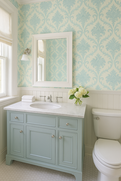 Vintage Damask Wallpaper