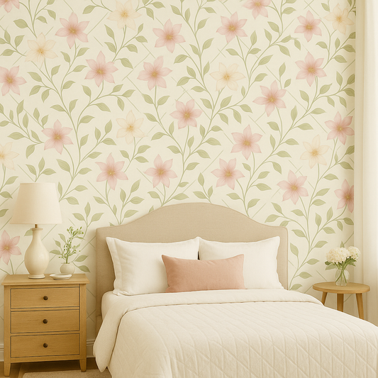 Garden Trellis Wallpaper