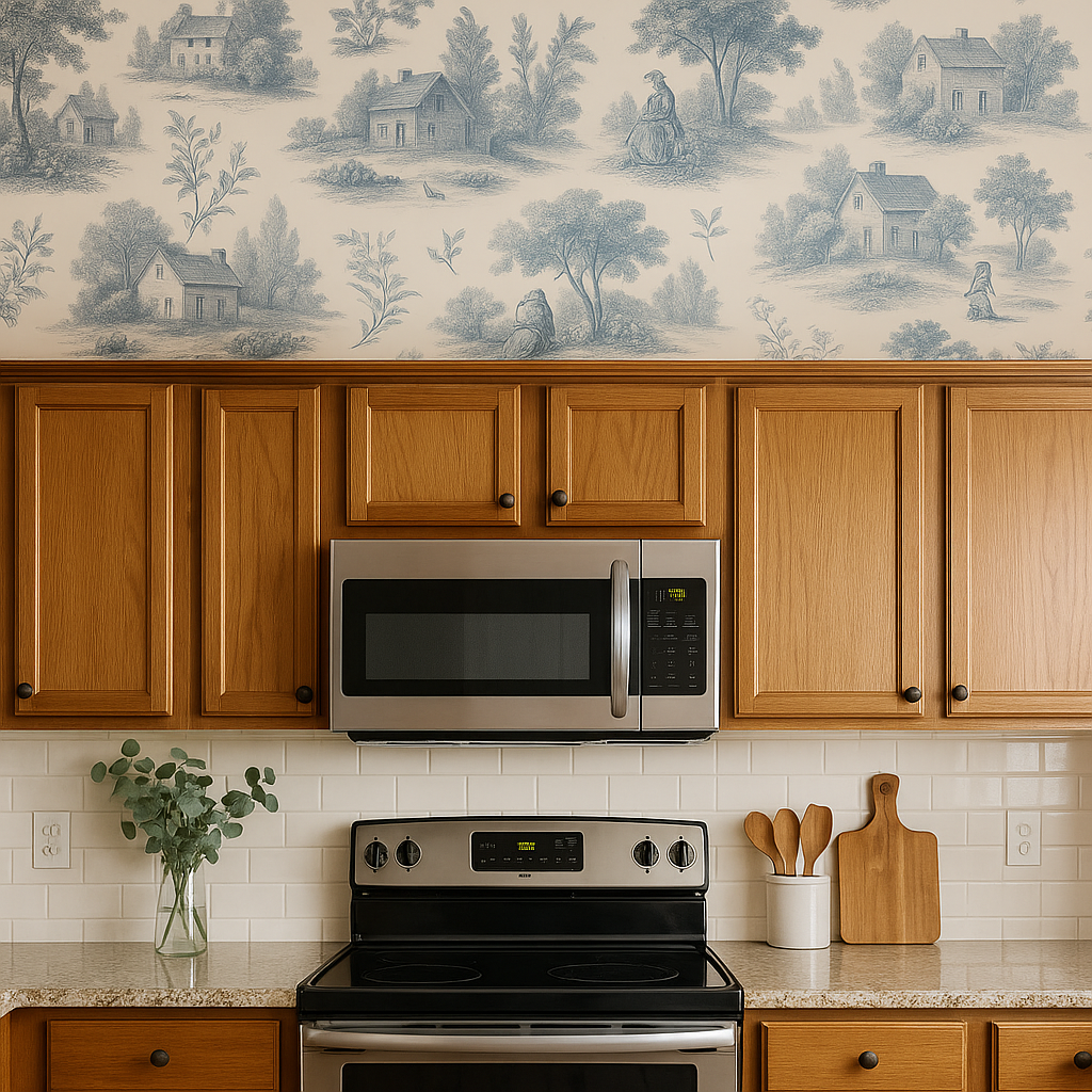 Toile de Jouy Wallpaper