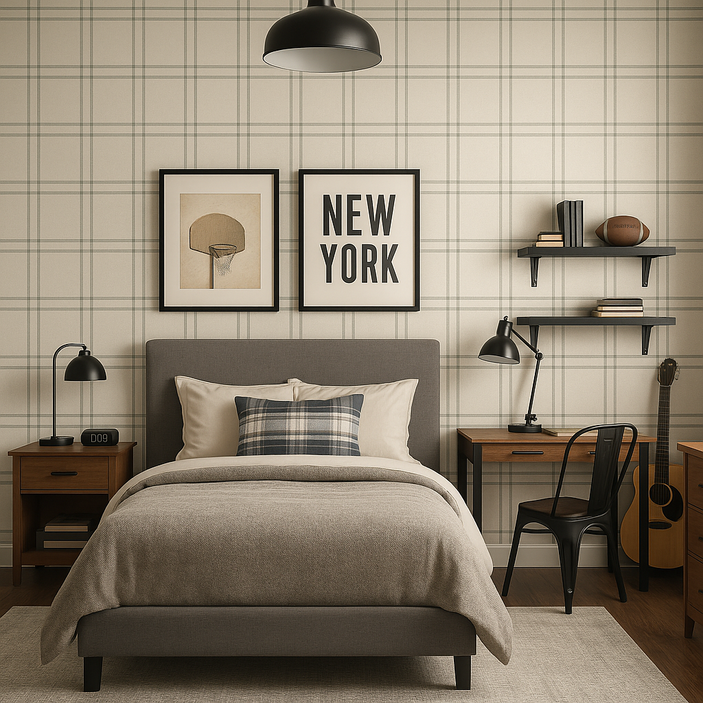 Endearing Plaid Wallpaper