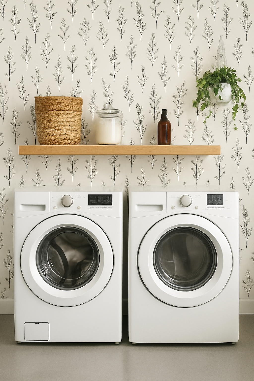 Botanical Linework Wallpaper