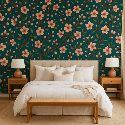 Midnight Sakura Wallpaper