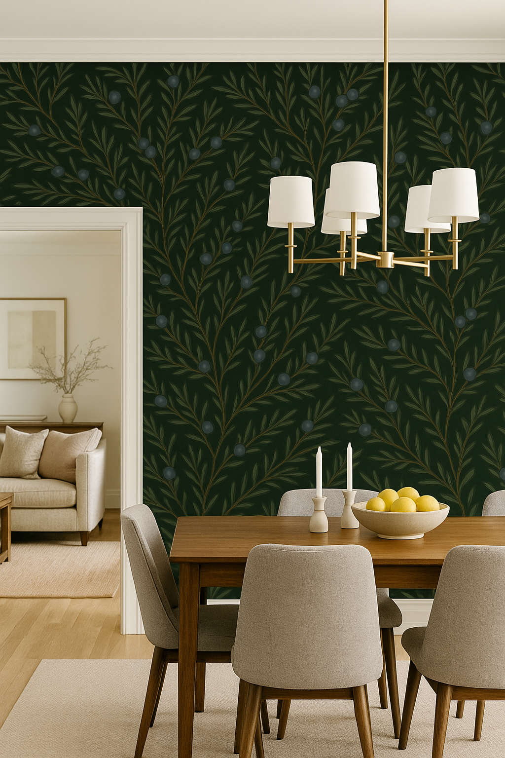 Woodland Juniper Wallpaper