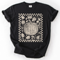 Checkered Pumpkin, Minimalist, Autumn, Fall, Comfort Colors T-Shirt