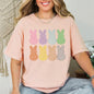 Checkered, Faux Glitter Bunnies, Easter, Bunny, Jesus, Rabbit, Holiday Tshirt Comfort Colors T-Shirt
