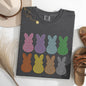 Checkered, Faux Glitter Bunnies, Easter, Bunny, Jesus, Rabbit, Holiday Tshirt Comfort Colors T-Shirt