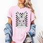 Checkered, Retro, Polka Dot, Easter, Bunny, Jesus, Rabbit, Holiday Tshirt Comfort Colors T-Shirt