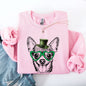 Chihuahua, Adorable Dog, St Patrick's Day, Lucky, Irish Sweatshirt