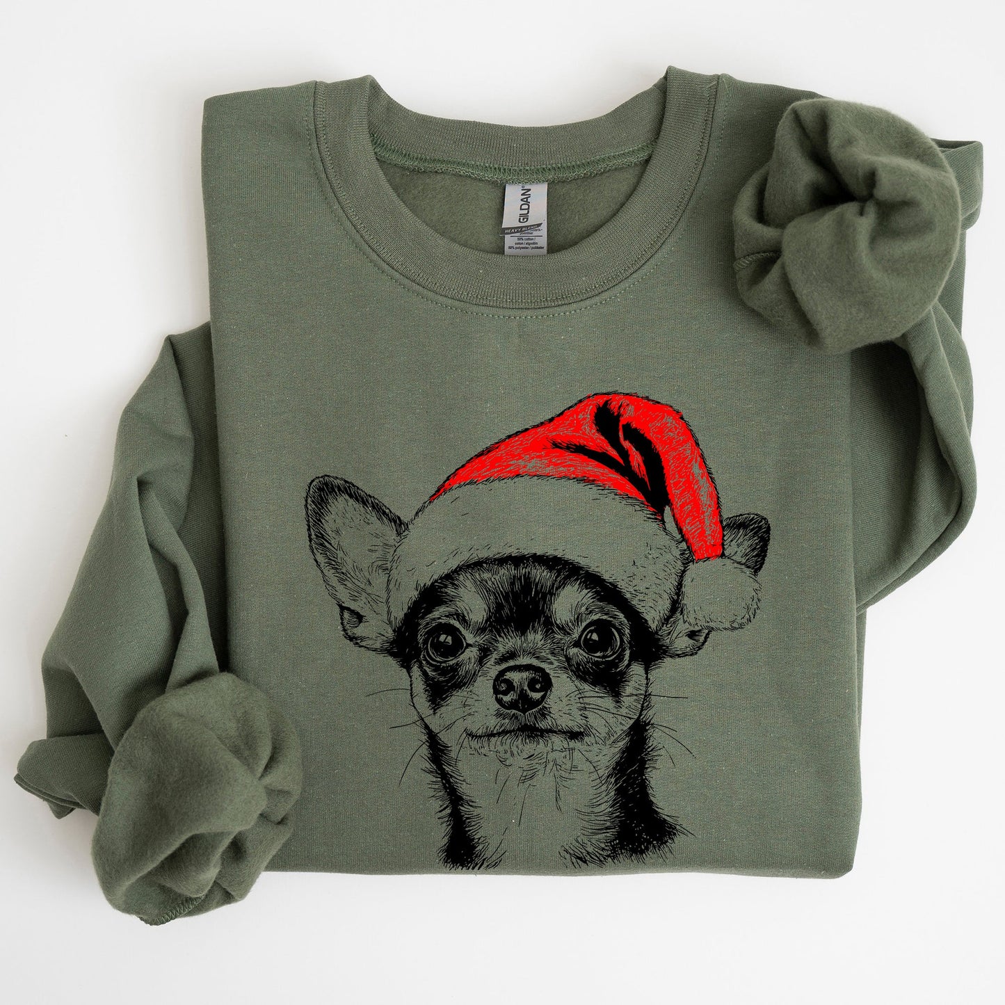 Chihuahua, Santa, Dog, Christmas, Dog Lover, Pet Sweatshirt
