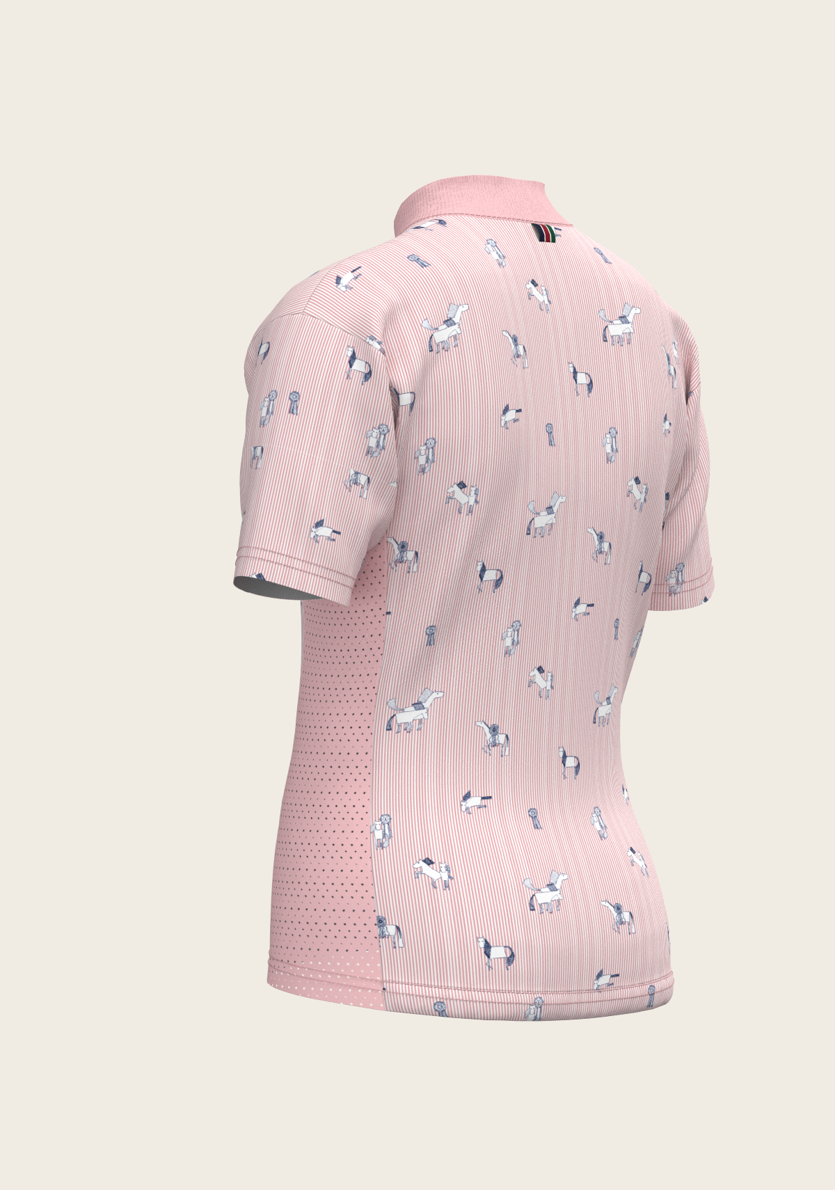 Stripes in Rose Children's Short Sleeve Shirt