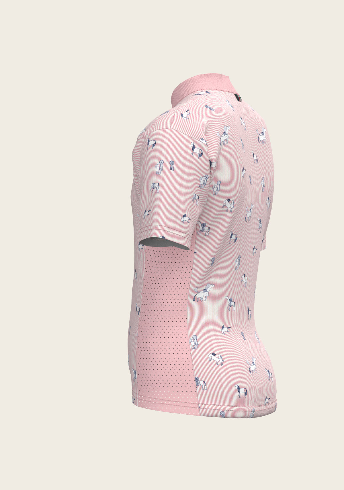 Stripes in Rose Children's Short Sleeve Shirt