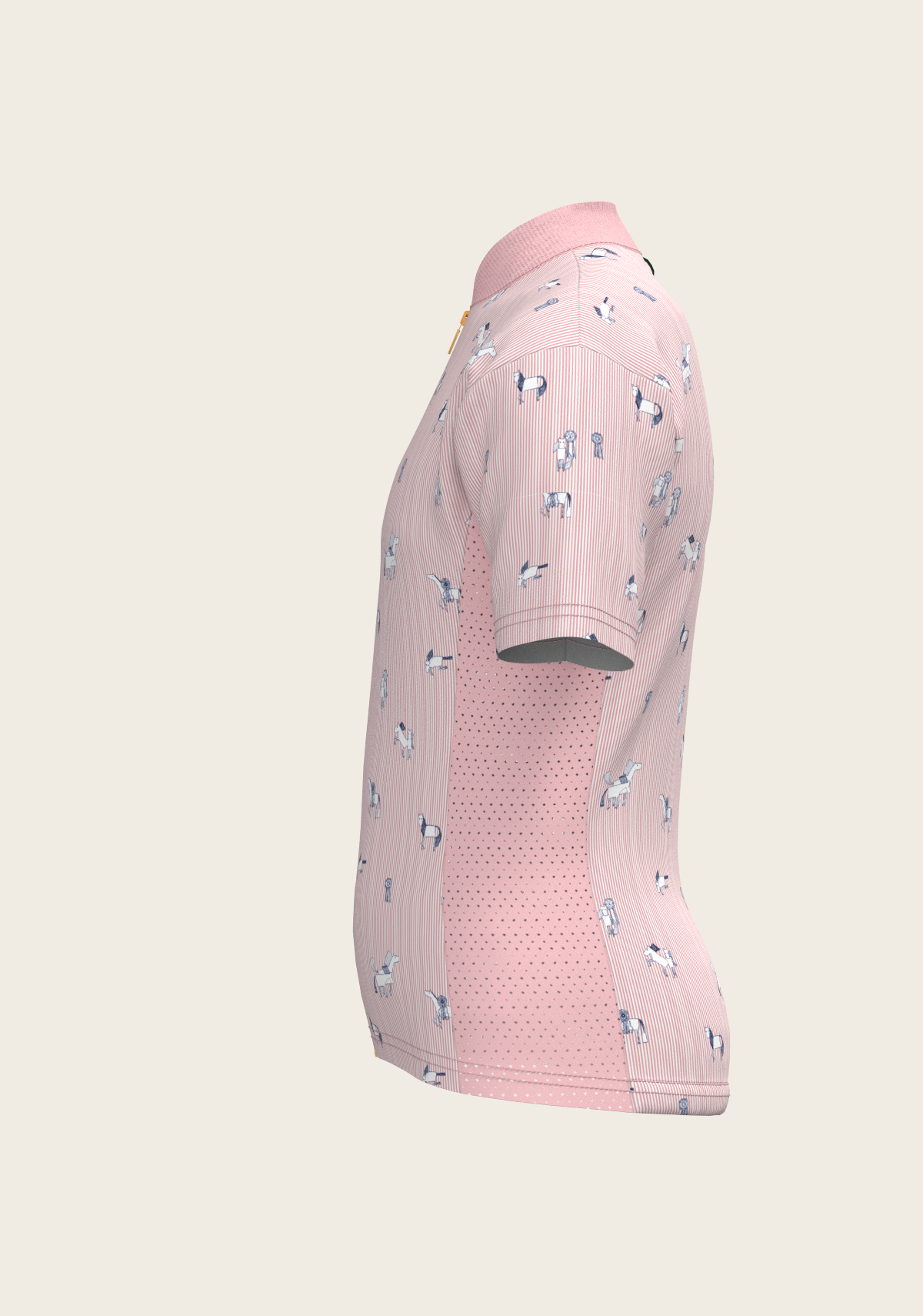 Stripes in Rose Children's Short Sleeve Shirt