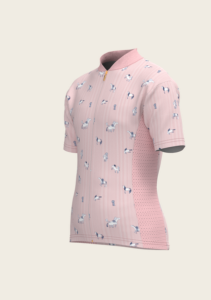Stripes in Rose Children's Short Sleeve Shirt